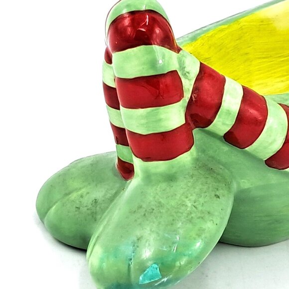 Boston Warehouse Vintage Olive Dish 2003 Christmas Table Decor - Picture 6 of 9